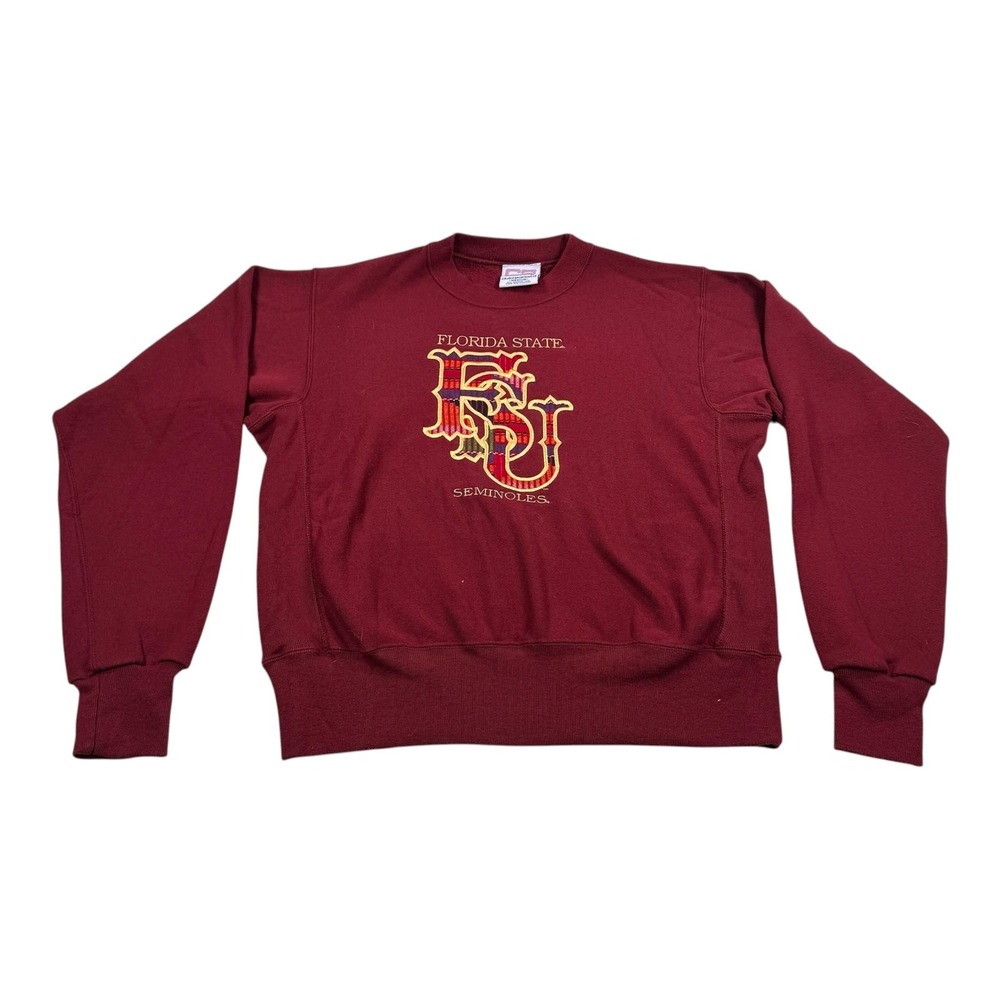 Vtg Florida State Seminoles Sweatshirt Mens M NCAA Football Crable Sportswear
